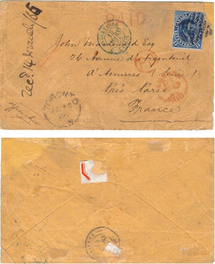 Canada 1865 Toronto Bearing 17