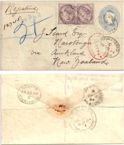 Great Britain 1894 Buxton REG 2