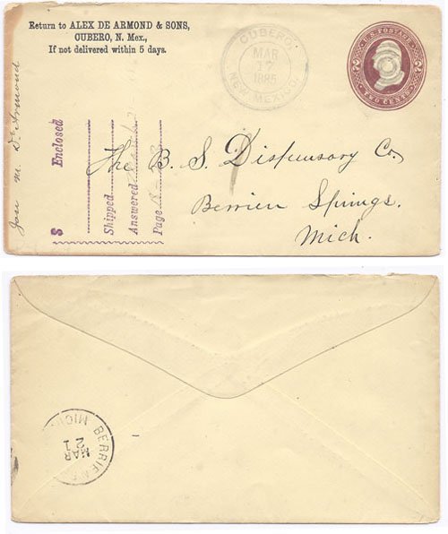 United States 1885 Cubero, New Mexico (Valencia County) 2