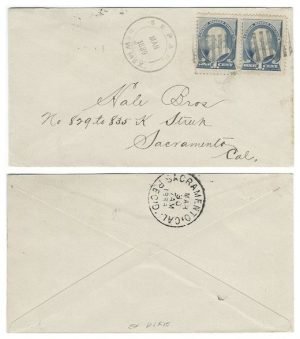 United States 1889 Separ New Mexico (Grant County) Env > Sacramento CA Bearing 1