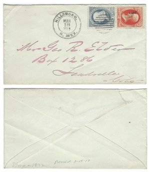 United States 1883 Hillsboro (Sierra County) Env > Leadville, CO Bearing 2