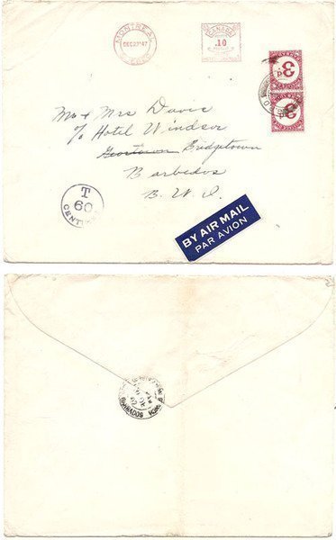 Barbados 1947 Incoming 10