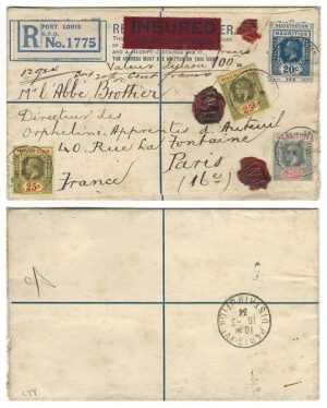 Mauritius 1934 Port Louis 20
