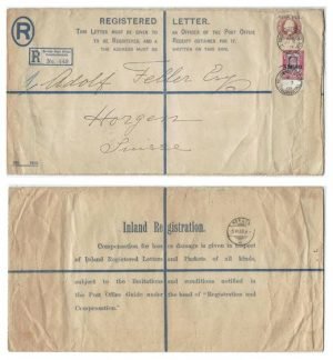 Levant British 1909 Constantinople 40 Paras REG PSE Size K H&G C14d > Switzerland Bearing Add'l 4pi on 10 KEVII Adhesive SG 31 VERY SCARCE & VERY FINE