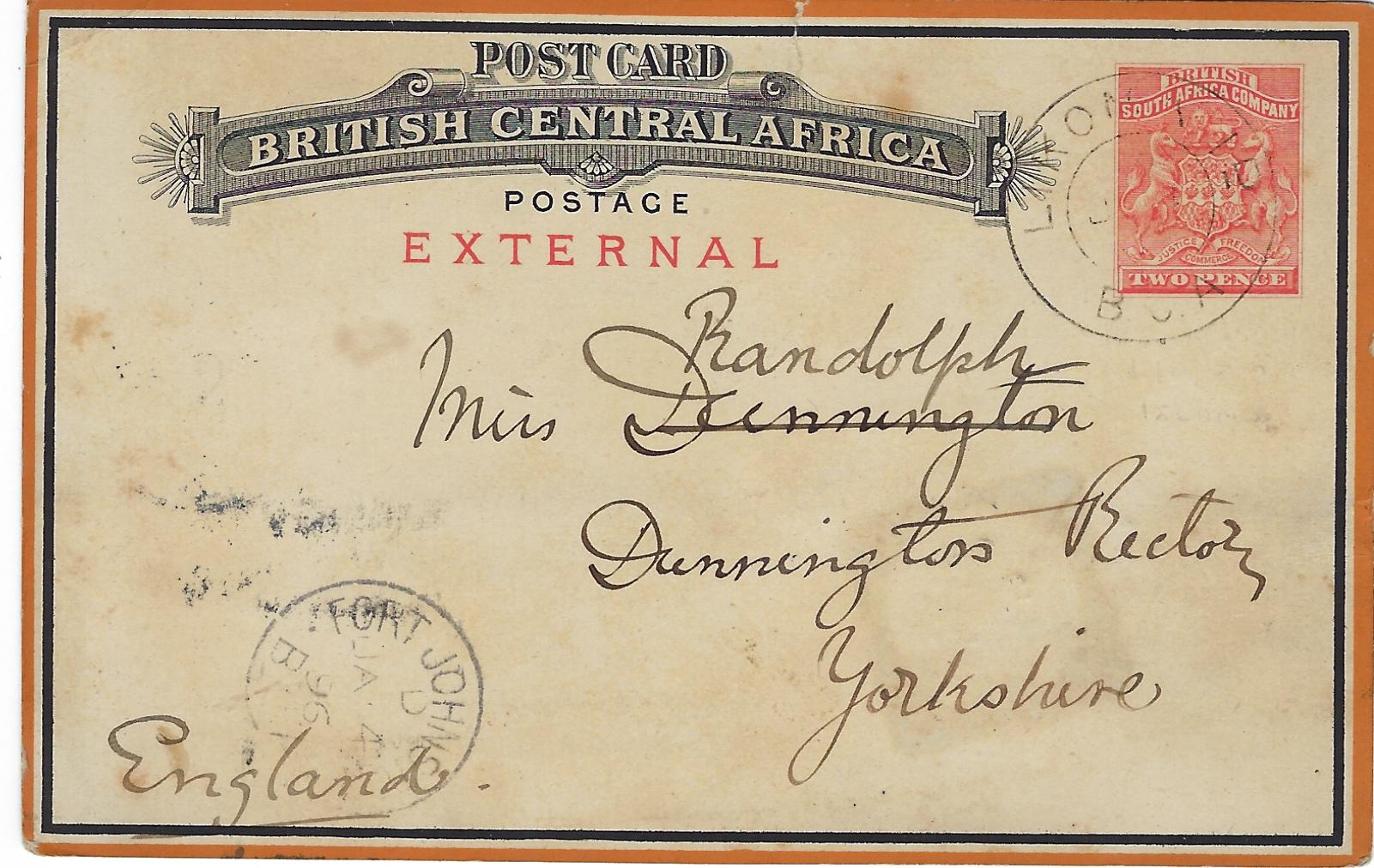 british-central-africa-1896-likoma-island-2d-pc-h-g-2-dunnington